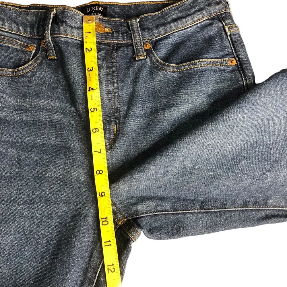 J. Crew Jeans Womens 28 Essential Straight Leg Medium‎ Wash Classic Denim